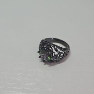 Elegant Multicolor Gem Women's Ring Witchy Whimsigoth Boho Goth